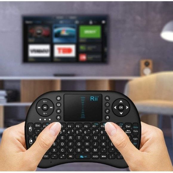 Rii i8+Mini Wireless 2.4G Backlight Touchpad Keyboard with Mouse PC/Mac/Android - Picture 3 of 6